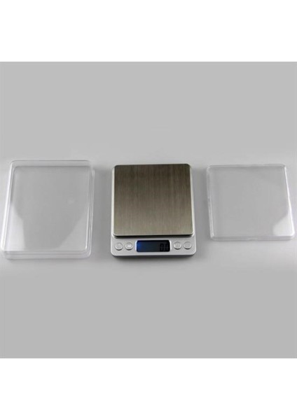 Dijital Hassas Tartı 2000G/1G, Cam Yüzey, Beyaz Renk, Ithalatçı Garantili