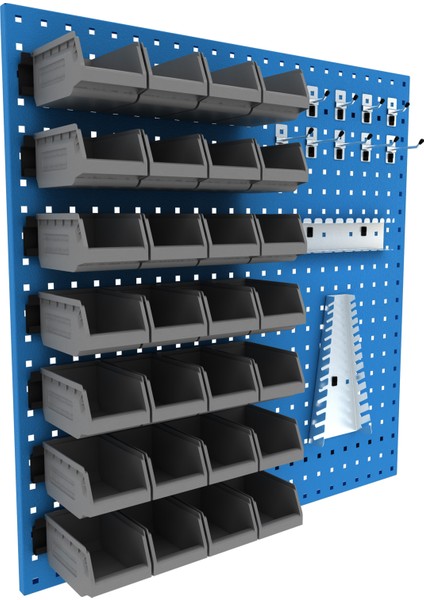 45.100.05 Dolapsan Metal Delikli Duvar Panosu
