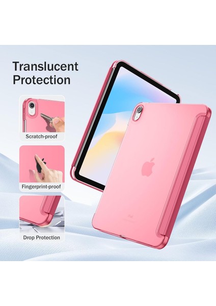 Ipad 11.nesil A16 A3354 /A3355 /A3356 Ile Uyumlu Uyku Modlu Yatay Standlı Sert Smart Tablet Kılıfı modelleri