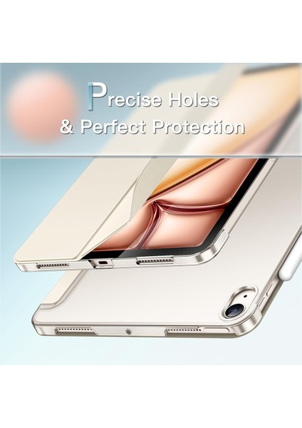 Ipad 11.nesil A16 A3354 /A3355 /A3356 Ile Uyumlu Uyku Modlu Yatay Standlı Sert Smart Tablet Kılıfı indirimleri