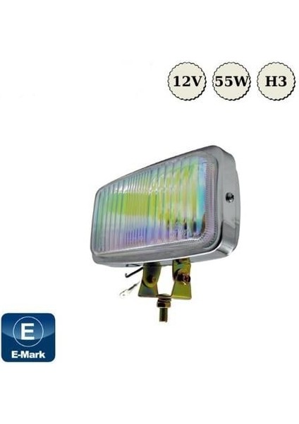 2 Adet Carub Sis Lambası Krom Colorm Maxtel JF-105 Tip 16X8,7X6CM