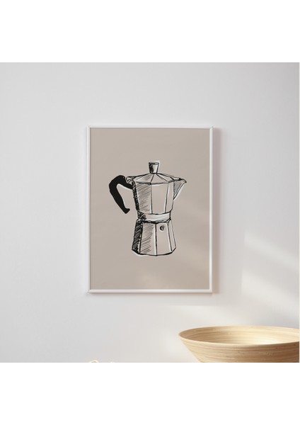 ''moka Pot'' Poster Tablo (Çerçeveli) fiyatları