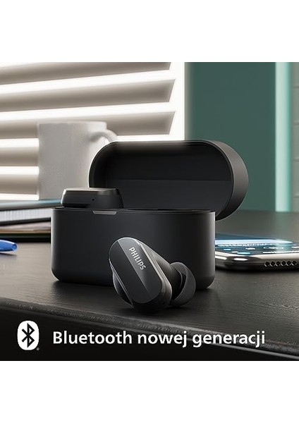 TAT3508BK True Wireless Bluetooth Gürültü Önleme, Mikrofonlu Kulak Içi Kulaklık, Doğal Ses Veren Silikon Kulaklık, 21 Saate Kadar Çalma Süresi, Ipx4 Suya Dayanıklı, Siyah fiyatları
