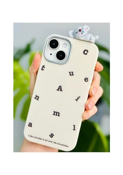 Aksesuar Iphone 14 Plus - 15 Plus ile Uyumlu Koala Tasarımlı Oyuncaklı Silikon Kılıf fiyatları