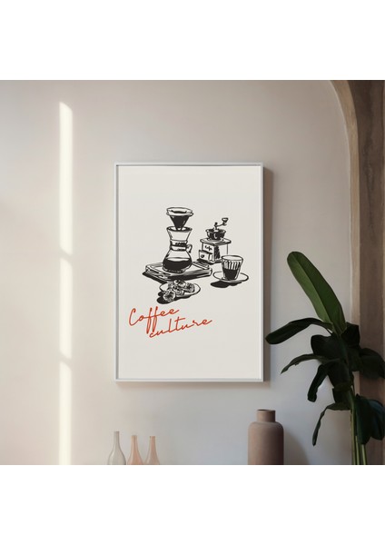 ''coffee Culture'' Poster Tablo (Çerçeveli) fiyatları