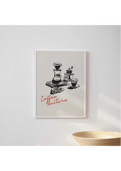 ''coffee Culture'' Poster Tablo (Çerçeveli) modelleri