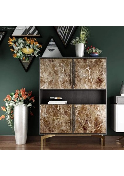 Kahverengi Mermer Desenli Kendinden Yapışkanlı Folyo 5 Metre, 60 Cm, Vinil, Kendindenyapışkanlı, Dekor Folyosu, Pvc Çıkartma, Mobilya, Mutfak Dolabı, Beyaz Eşya, Masa, Banyo, Granit fiyatları