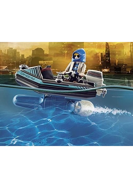 70782 Şehir Aksiyonu Polis Uçma Sırt Çantası ve Bot, Eğlenceli Yaratıcı Rol Yapma, Oyun Seti, 4 Yaşındaki ve Daha Büyük Çocuklar Için Uygundur fiyatları