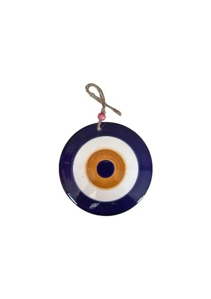 El Yapımı Nazar Boncuğu Duvar Dekorasyonu, Seramik El Işçiliği Hediyelik Eşya, Asılı Dekor, Kapı, Duvar ve Bahçe Süsü, Premium Seramik (10 Santimetre) modelleri