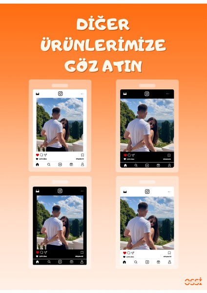 Kişiye Özel Instagram, Çift Taraflı Gönderi, Dikiz Ayna Süsü, Araba Aksesuar, Hediye Araç Içi, Sevgili, Baba, Anne, Hediye fırsatları