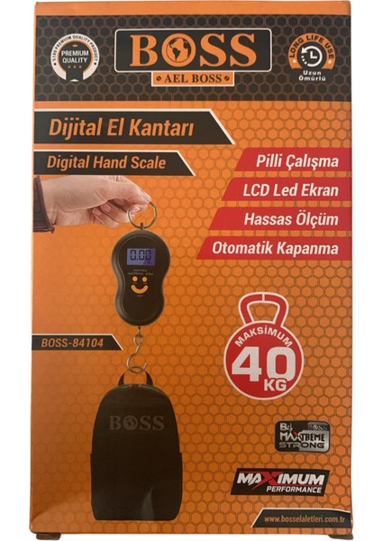 Ekru Taşınabilir Dijital El Kantarı 40KG, Hafif ve Hassas Ölçüm Özelliğiyle Kullanışlı fiyatları