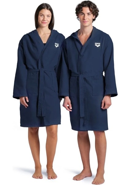 Compact Microfiber Robe Unisex Lacivert Bornoz 009034710