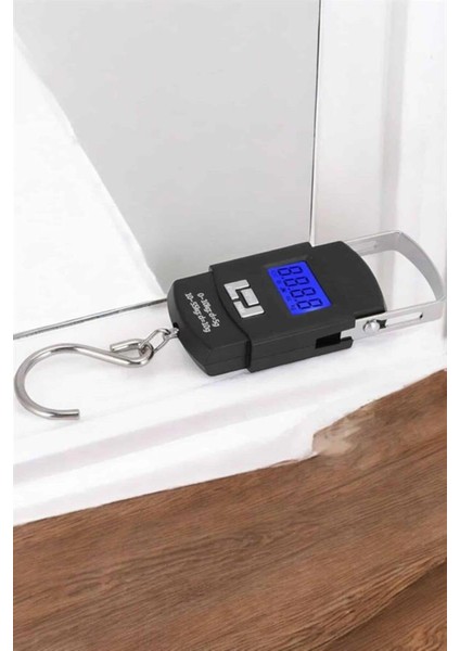 50 kg Dijital El Kantarı, Hafif ve Portatif, Cam Materyalli, Renkli Ekranlı Tartı