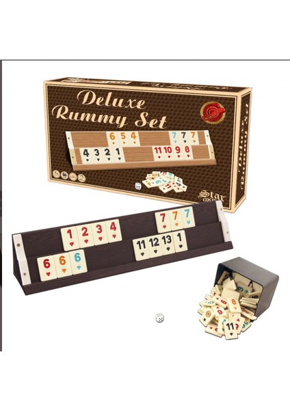 Deluxe Rummy Set Okey