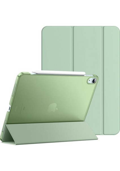 Ipad 11.nesil A16 A3354 /A3355 /A3356 Ile Uyumlu Uyku Modlu Yatay Standlı Sert Smart Tablet Kılıfı