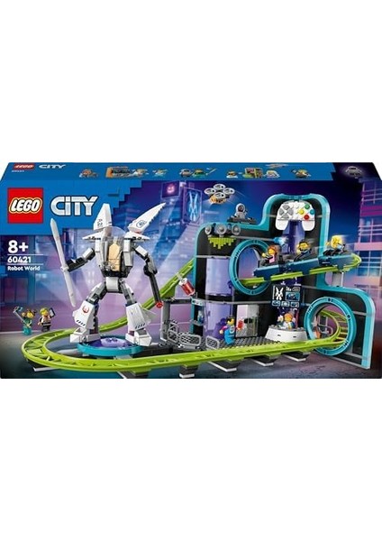 City Robot Dünyası Hız Treni Parkı 60421-8 Yaş ve Üzeri Çocuklar Için Yaratıcı Oyuncak Yapım Seti (986 Parça) fiyatları