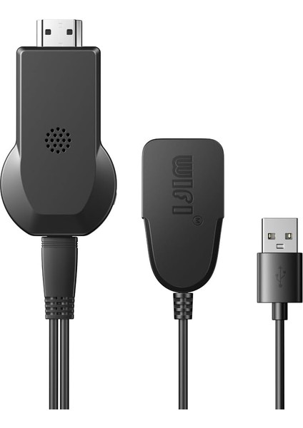 Simple Is Beauty Kablosuz HDMI Ekran Aktarım Dongle GB012, 1080P@60Hz, 2.4 Ghz Wlan, Dlna/airplay/miracast Ile Uyumlu, Android/ios/windows Ile Uyumlu, Siyah