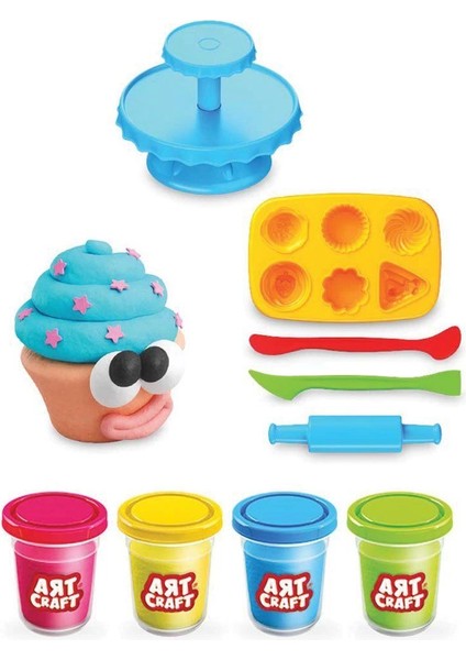 03273 Dede, Art Craft Kapkek - Cupcake Hamur Set / +3 Yaş fiyatları