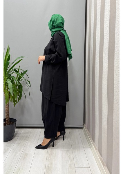 Almarwah Pantolon Tunik Takım Siyah 202873 fiyatları