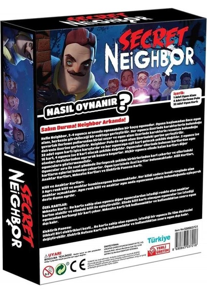 S00003721 Smile Games Hello Neighbor Party Game