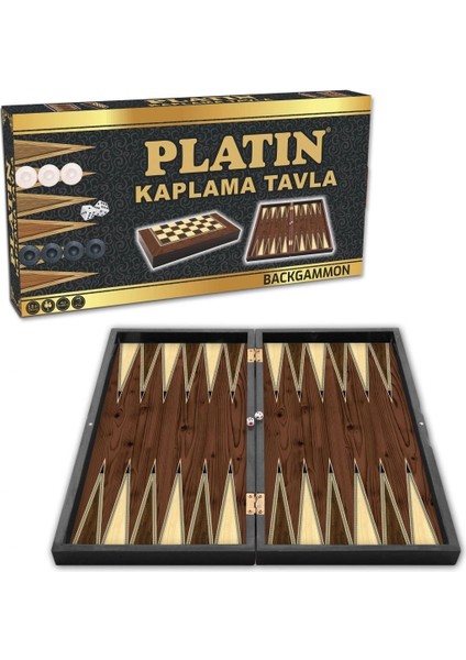 1020371 Platin Tavla (Büyük) ,star Okey