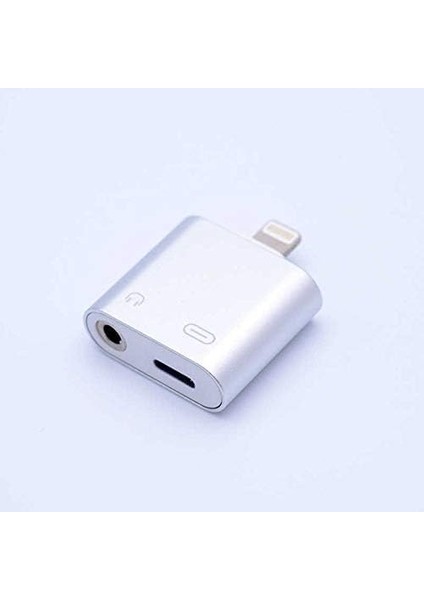iPhone Için Kulaklık Adaptörü 2si1 Arada Lightning Jak 3,5 mm Kulaklık Bağlantısı Şarj Skartı Dönüştürücü Bir Çıkışı Iki Yaparak Hem Şarj Etmenizi Hem Kulaklık Veya Aux Kullanabilmenizi Sağlar No 178