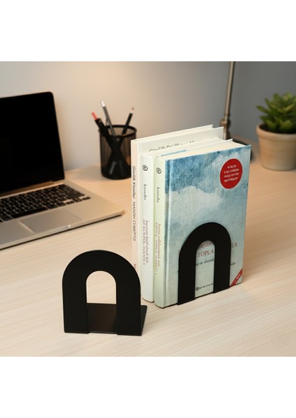 2'li Metal Kitap Desteği Kitap Tutucu (Ikili) Dekoratif Aksesuar fiyatları