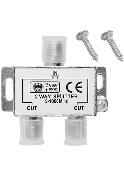 Li Uydu Splitter Kablo Tv Rg6 Anten Çoklayıcı Dağıtıcı