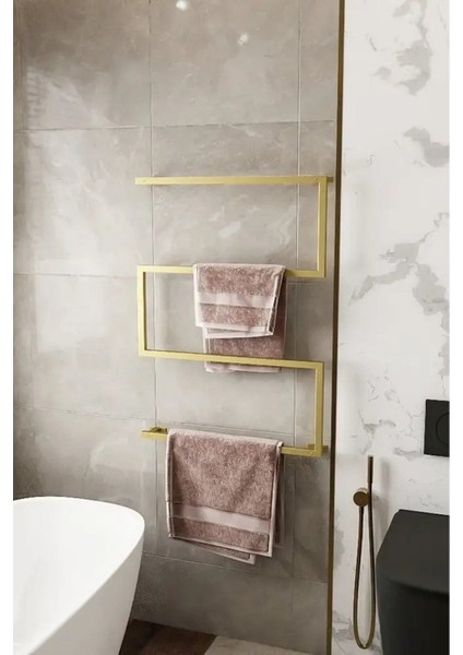 Duvar Montajlı Modern Minimalist Banyo Havluluğu Metal Banyo Havlu Askısı Banyo Toparlayıcı