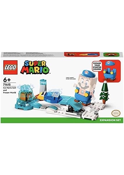 Super Mario™ Ice Mario Kostümü ve Donmuş Dünya Ek Macera Seti 71415-6 Yaş ve Üzeri Çocuklar Için Yaratıcı Oyuncak Yapım Seti (105 Parça) modelleri
