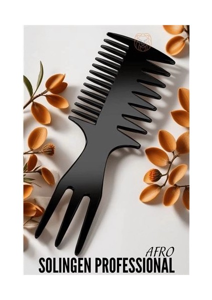Bx Saç Şekillendirici Afro Perma Tarağı Solingen Professional