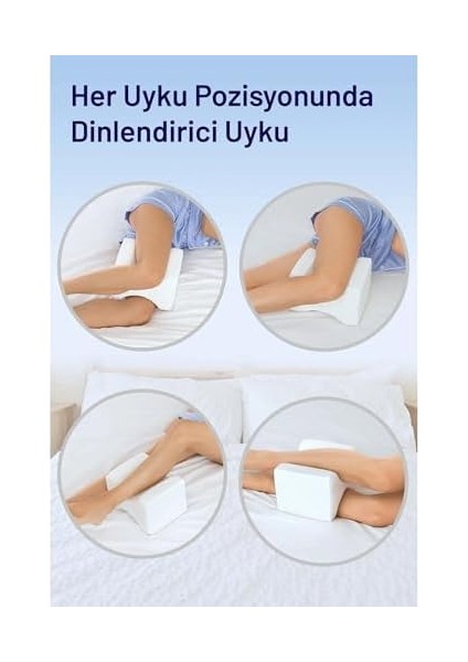 Visco Ortopedik Diz Arası Yastığı – Visco Bacak Destek Minderi | Uyku Için Ergonomik Yan Yatma Yastığı | Ortopedik Bacak Arası Yastık fiyatları