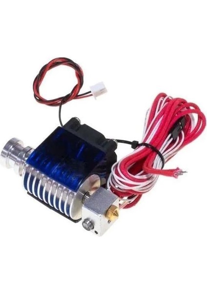 Reprap J-Head Hotend E3D V6 Nozzle 1.75/0.4 mm - Fan Bağlantılı