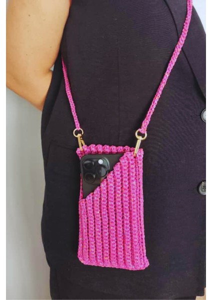El Yapımı Örgü Askılı Telefon Çantası – Şık ve Pratik Crossbody Çanta Aksesuar modelleri