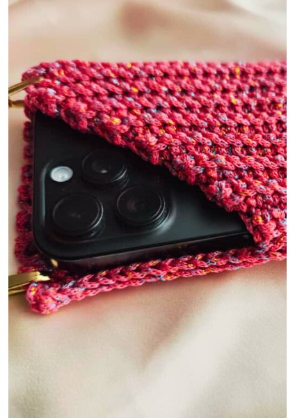 El Yapımı Örgü Askılı Telefon Çantası – Şık ve Pratik Crossbody Çanta Aksesuar fırsatları