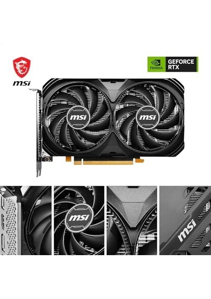 VGA Geforce Rtx 4060 Tı Ventus 2x Black 16G Oc RTX4060TI 16GB Gddr6 128B DX12 Pcıe 4.0 X16 (3xdp 1xhdmı) modelleri