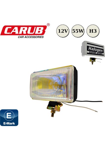 2 Adet Carub Sis Lamba Comet 450 15X8,5X7CM Kapaklı Colormatik