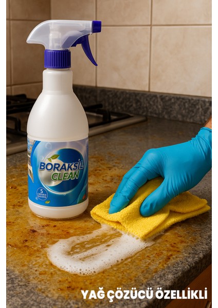 Boraksil Bor Katkılı Leke Çıkarıcı 1 Lt - Ekstra Kuvvetli - Çok Amaçlı - Kimyasalı Az Doğal Içerik indirimleri