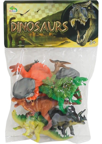 KZL-KL5-006ABC Pvc Dinazor Hayvan Seti -Kızılkaya Oyuncak modelleri