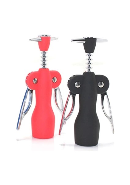 Paslanmaz Çelik Tirbuşon Şarap Açacağı Model 3