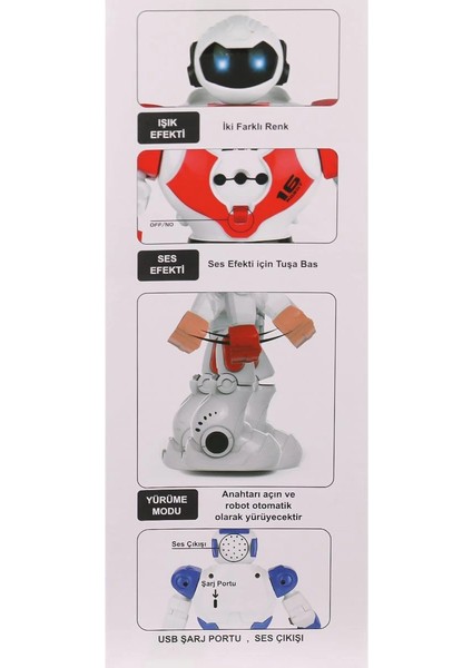 GGE-606-29 Kumandalı Işıklı Dansçı Interaktif Robot modelleri