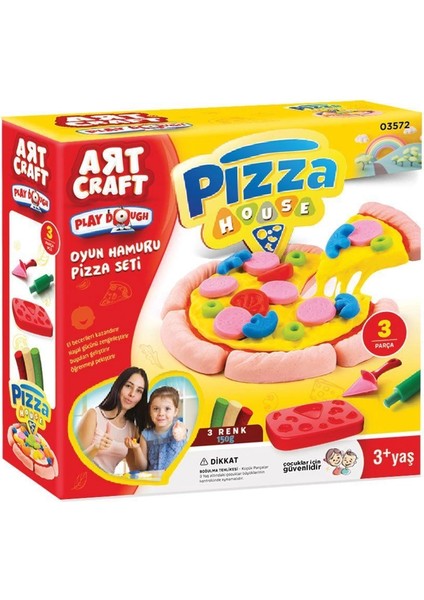 03572 Dede, Pizza Seti Oyun Hamuru 150 gr / +3 Yaş fiyatları
