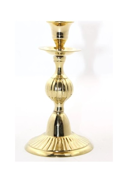 Tekli Pirinç Şamdan Model 3