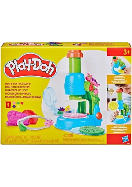 G0494 Play-Doh Işıklı Mikroskop Oyun Seti +3 Yaş indirimleri