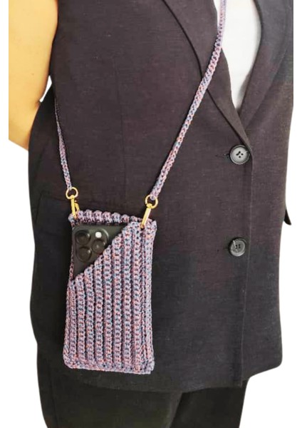 El Yapımı Örgü Askılı Telefon Çantası – Şık ve Pratik Crossbody Çanta Aksesuar modelleri