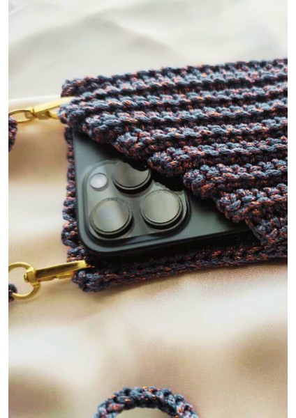 El Yapımı Örgü Askılı Telefon Çantası – Şık ve Pratik Crossbody Çanta Aksesuar fırsatları