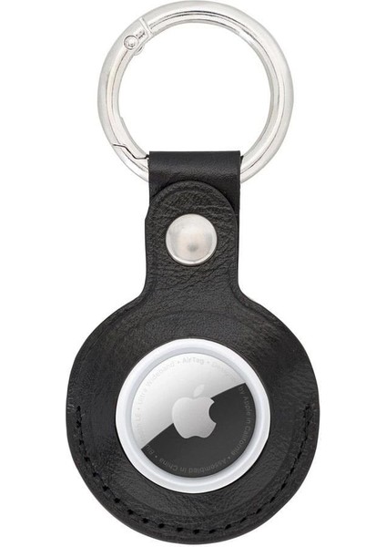 Apple Airtag Uyumlu Deri Anahtarlık, Rst1 Siyah indirimleri