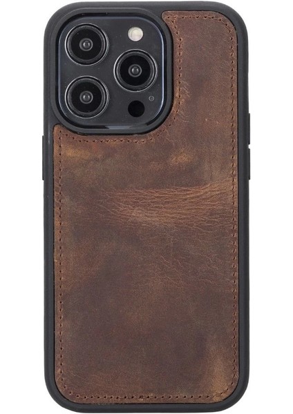 Apple iPhone 14 Pro Uyumlu Deri Cüzdanlı Kılıf Mwwn G2 Kahve fiyatları