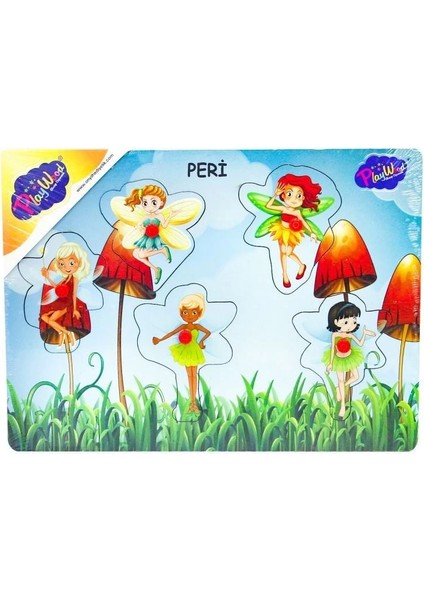 Ahşap Tutmalı Peri Kızı Puzzle modelleri