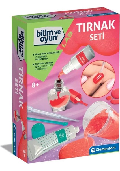 64332 Bilim ve Oyun - Tırnak Seti +7 Yaş